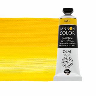 Pannoncolor olajfesték 869-4 kadmium sötétsárga 38ml