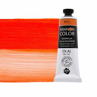 Pannoncolor olajfesték 871-4 kadmium világosvörös 38ml