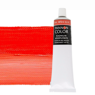 Pannoncolor  olajfesték 872-3 kadmium középvörös 200ml