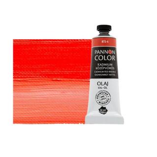 Pannoncolor  olajfesték 872-3 kadmium középvörös 38ml