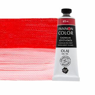 Pannoncolor olajfesték 873-4 kadmium sötétvörös 38ml