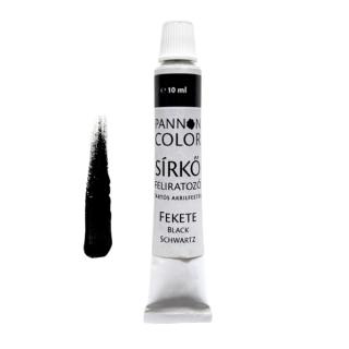 Pannoncolor sírkőfesték fekete 10ml