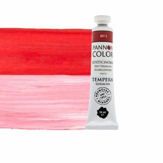 Pannoncolor tempera 607-2 sötétcinóber 18ml