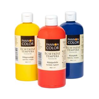 Pannoncolor tempera 616 középzöld ecsetkész 500ml