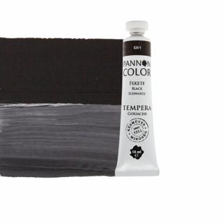 Pannoncolor tempera 624-1 fekete 18ml