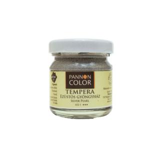 Pannoncolor tempera 652-1 ezüstös gyöngyház 30ml