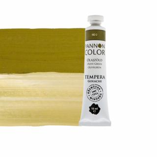 Pannoncolor tempera 662-2 olajzöld 18ml