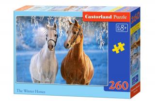 260 db-os puzzle - Téli lovak