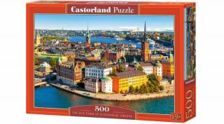 500 db-os puzzle - Óváros Stockholmban, Svédország