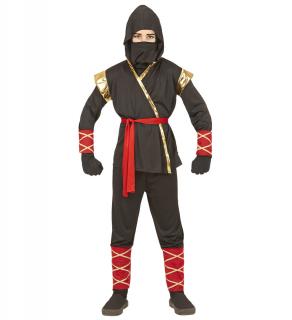 Arany ninja jelmez 116-os