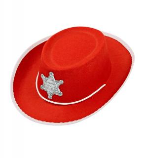 Cow-boy kalap piros