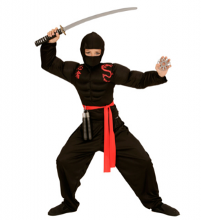 Szuper ninja jelmez 128-as