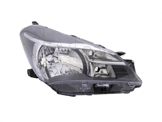 Toyota Yaris fényszóró /Nappali f. jobb fekete (motoros) 2014-