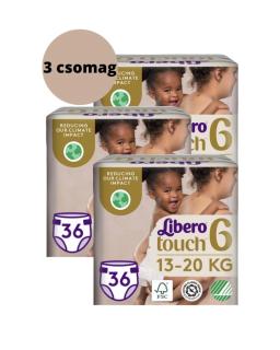 Libero Touch 6 nadrágpelenka 13-20 kg  108db MEGA