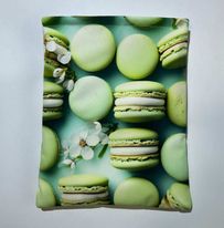 Egyedi macaron mintás könyvtok 2 (Névvel is kérhető)