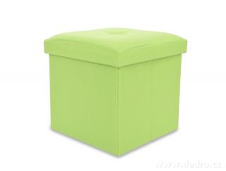 Puff ülőke tárolóval összecsukható M - zöld