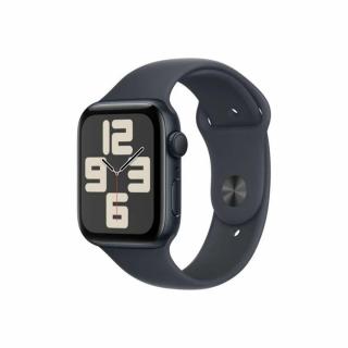 Apple Watch SE (2024) GPS 40mm éjfekete alumínium tok, éjfekete sportszíj S/M EU MXE73