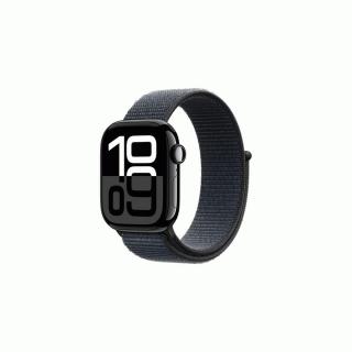Apple Watch Series 10 GPS 42mm fekete alumíniumtok, fekete sportpánt EU MWWG3