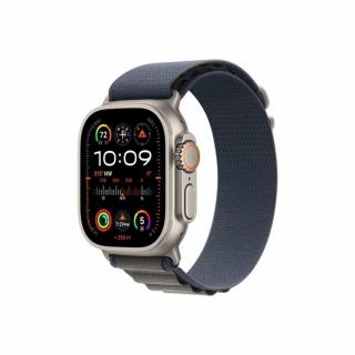 Apple Watch Ultra 2 GPS + Cellular 49mm titántok, kék alpesi pánt (L) EU MREQ3