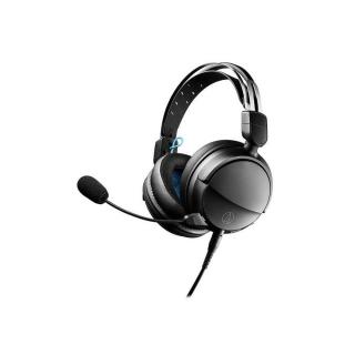 Audio-Technica ATH-GL3 Vezetékes Fejhallgató Levehető Mikrofonnal, fekete EU