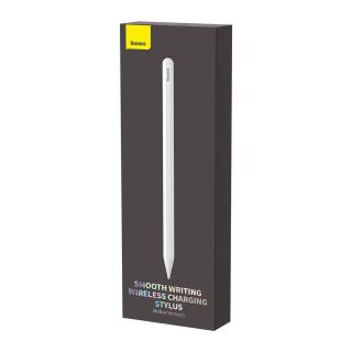 Baseus Active Stylus érintőceruza, LED töltöttségjelző + cserélhető heggyel iPad-hez, fehér (SXBC020