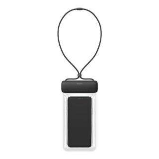 Baseus AquaGlide IPX8 vízálló tok, univerzális, max 7.2" telefonra, fekete/ átlátszó (BS-PC029)