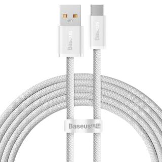 Baseus Dynamic Series USB - USB-C adat- és töltőkábel, 100W, 2m, fehér (CALD000702)