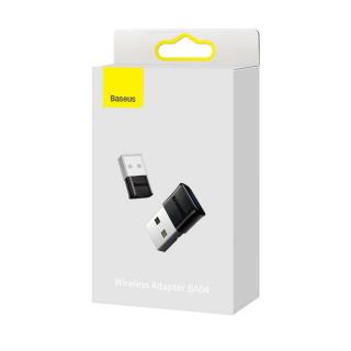 Baseus HUB BA04 mini Bluetooth 5.0 adapter USB számítógépes vevőegység és transmitter, fekete (ZJBA0