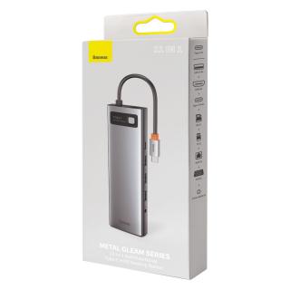 Baseus HUB Metal Gleam Series 11-in-1 Multifunkciós (Type-C to 3xUSB3.2/PD 100W/3,5 mm Jack/VGA Full