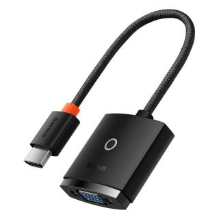 Baseus Lite Series átalakító adapter HDMI-ról VGA-ra, fekete (WKQX010001)