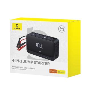 Baseus Super Energy 4 az 1-ben powerbank/autó indító/pumpa/lámpa (600A/60000 mAh) fekete