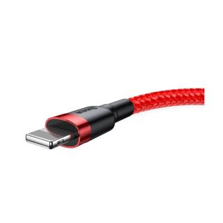 Baseus USB - Lightning kábel, Cafule 1.5A, 2m, piros/piros (CALKLF-C09)