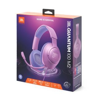 JBL Quantum 100M2 vezetékes gamer fejhallgató, lila EU
