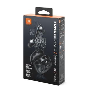 JBL Tune Beam 2 Ghost Edition TWS Bluetooth vezeték nélküli fülhallgató, fekete EU