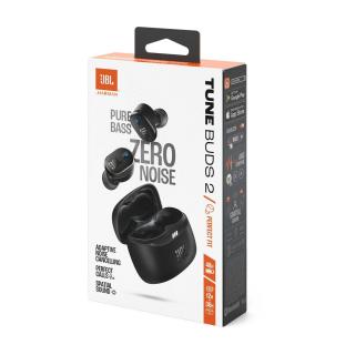 JBL Tune Buds 2 TWS Bluetooth vezeték nélküli fülhallgató, fekete EU