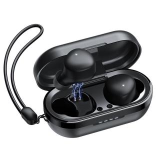 Joyroom Bluetooth TW fülhallgató BT 5.1 TWS, AAC, SBC, TWS, HSP, HFP, A2DP, AVRCP, fekete (JR-TL1-PR