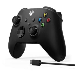 Microsoft XBOX Series X/S vezeték nélküli kontrollerType-C kábellel (2.5m), fekete EU