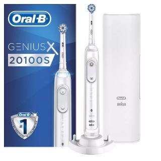 Oral-B Genius X 20100S elektromos fogkefe, fehér EU