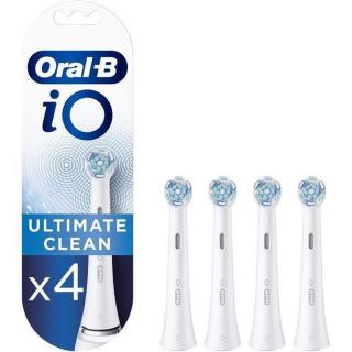 Oral-B iO Ultimate Clean elektromos fogkefe pótfej (4db), fehér