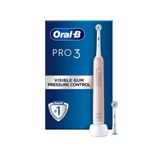 Oral-B Pro3 3400N Cross Action elektromos fogkefe, rózsaszín EU