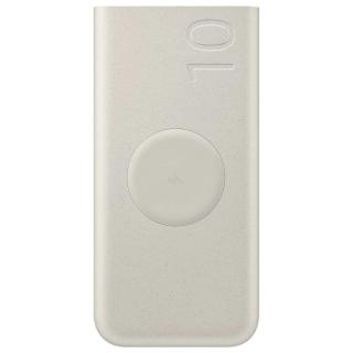Samsung Power Bank vezeték nélküli töltővel, kábellel 25W, 10000 mAh, bézs (EB-U2510XUEGEU)