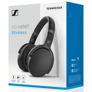 Sennheiser HD 450 vezeték nélküli fejhallgató, fekete EU