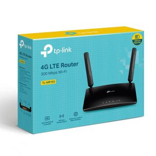 TP-Link TL-MR150 N300  4G LTE vezeték nélküli router, fekete EU
