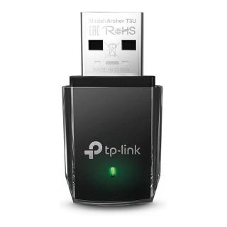 TP-LINK USB Wi-Fi Adapter Mini, fekete EU T3U AC1300