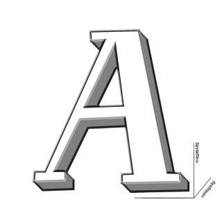 2. kategória 8-10 cm magas 3d betű (3D hungarocell térbetű)