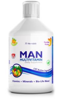Swedish Nutra Man Multivitamin 500ml (férfi)