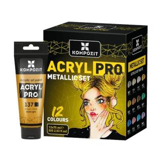 ACRYL PRO METALLIC akril festékkészlet