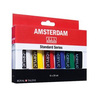 Akrilfesték készlet AMSTERDAM Standard Series 6 x 20 m