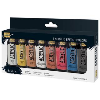 Akrilfestékek Solo Goya Effect / készlet 8 x 20 ml