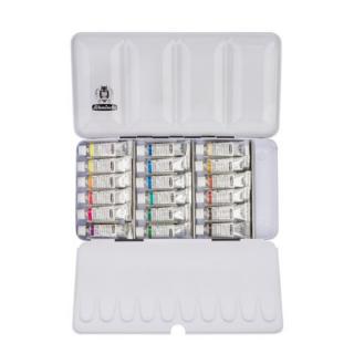 Akvarell festék készlet tubusos Schmincke HORADAM fém boxban  | 18 x 5 ml ()